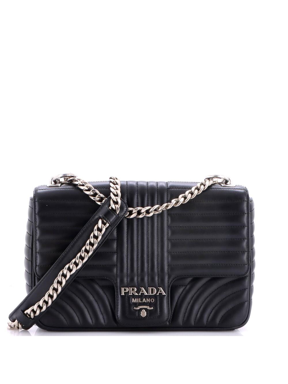 Prada Chain Flap Shoulder Bag Diagramme #322469P18B